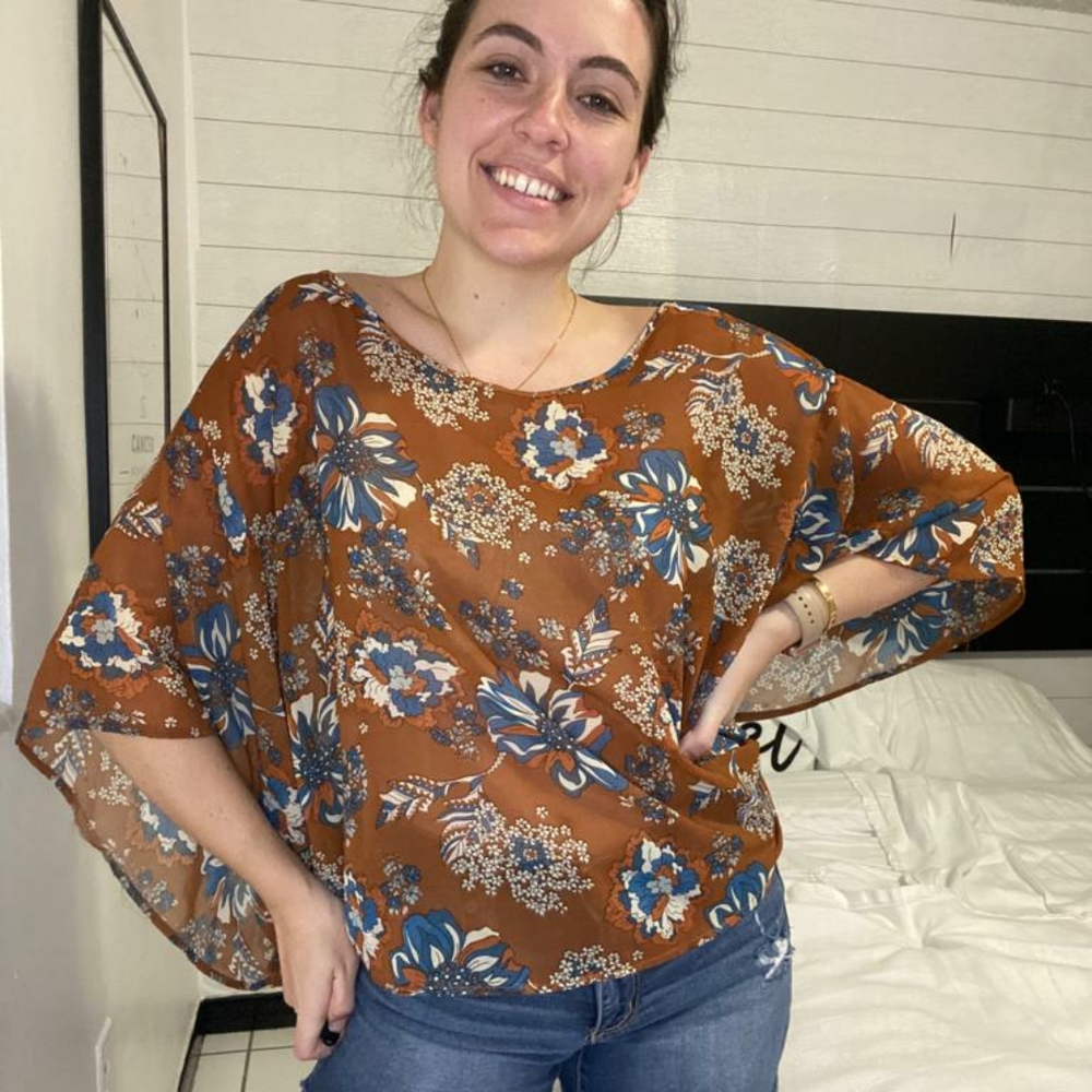 Flowy Forever 21 Blouse